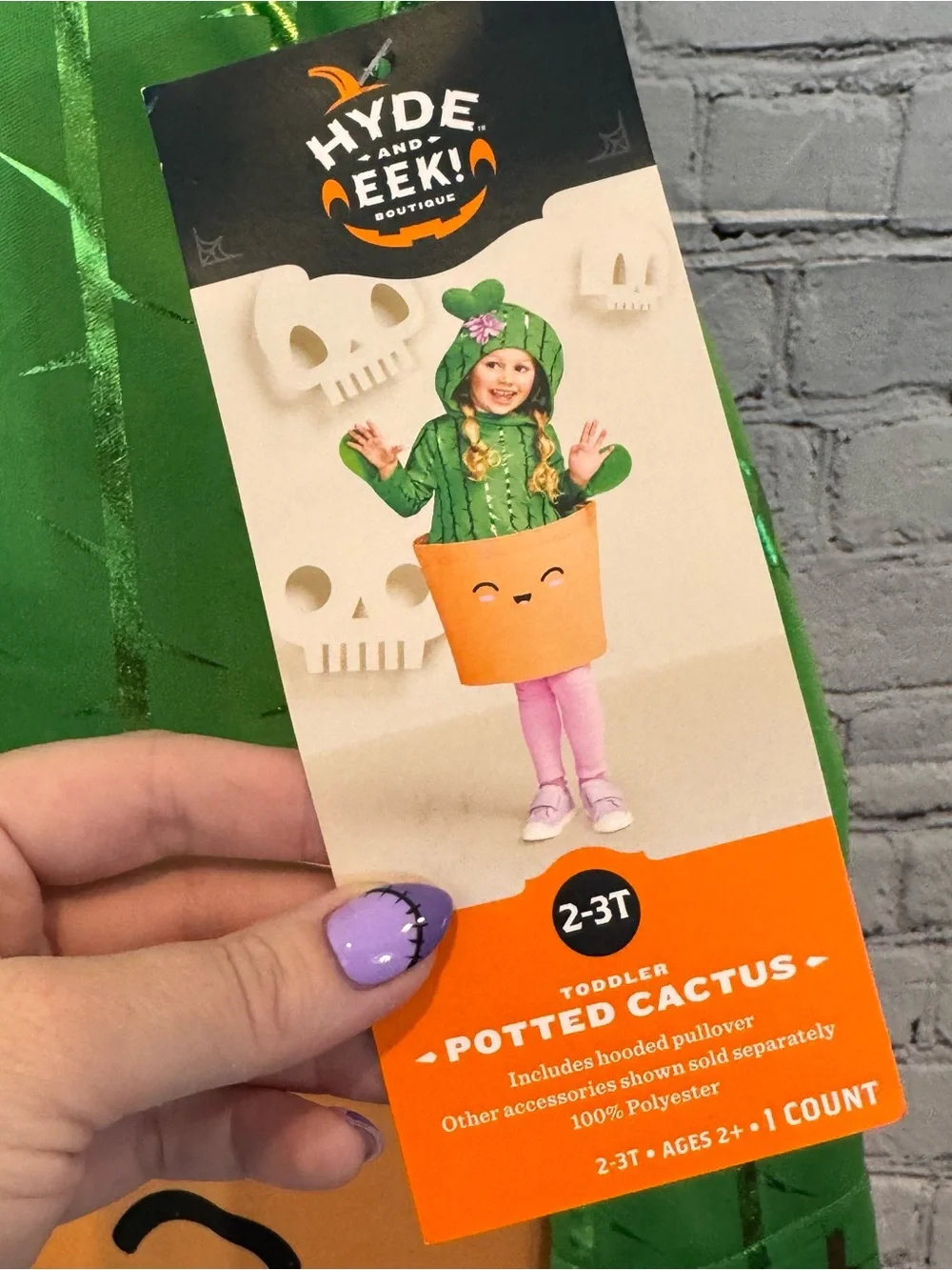 Target Hyde & EEK Potted Cactus Toddler Costume